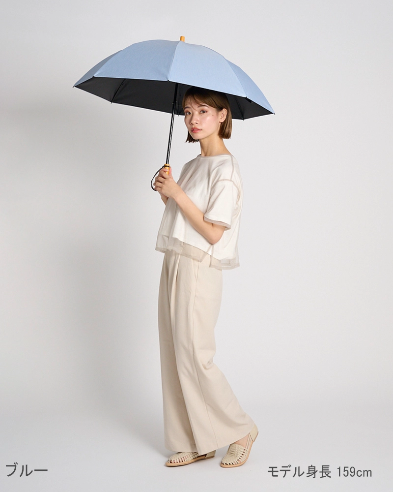 2段折 / フロスト | 完全遮光日傘｜サンバリア100