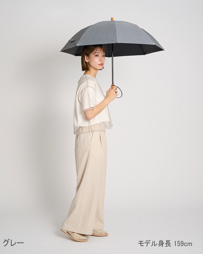 2段折 / フロスト | 完全遮光日傘｜サンバリア100
