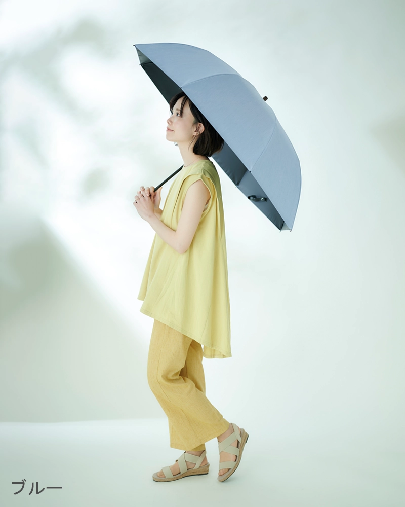 2段折 大判 / フロスト | 完全遮光日傘｜サンバリア100