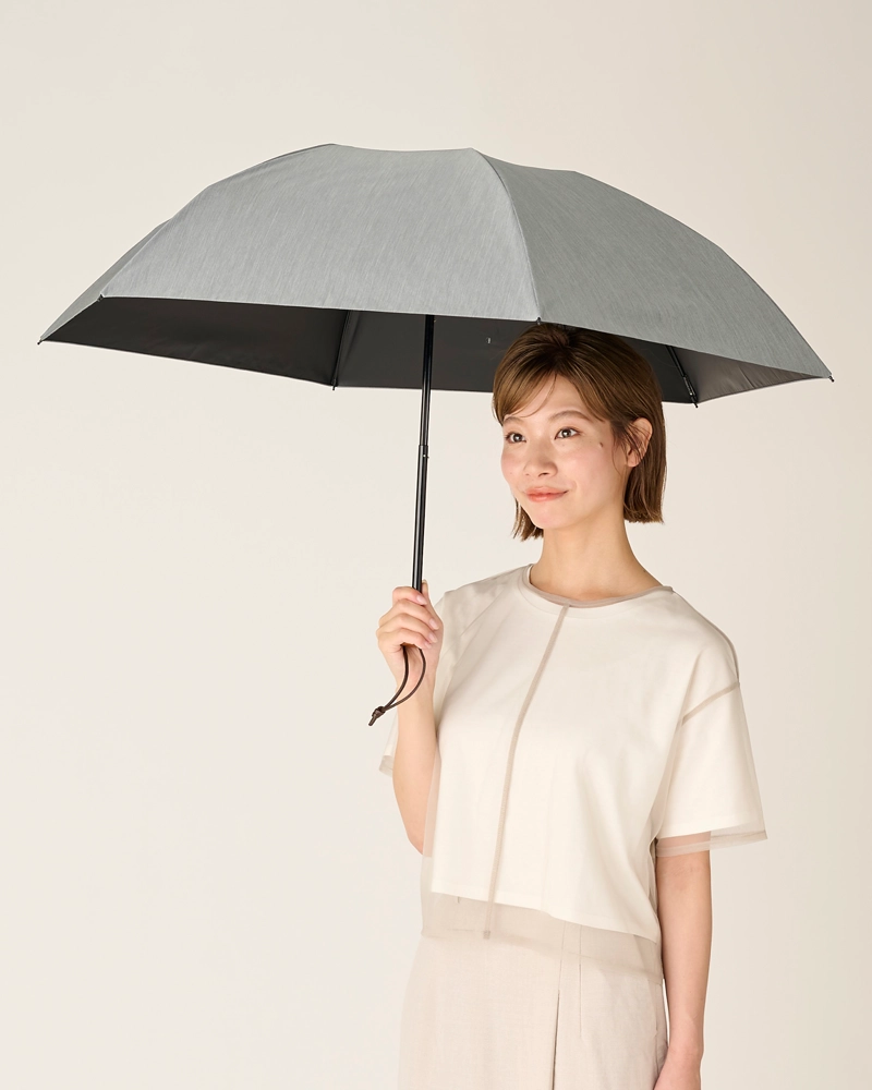 3段折 / フロスト | 完全遮光日傘｜サンバリア100