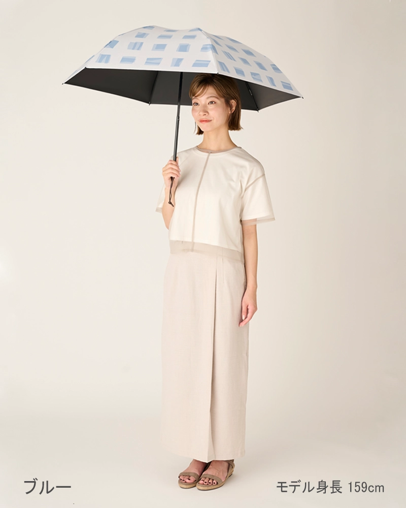 3段折 / キューブ | 完全遮光日傘｜サンバリア100