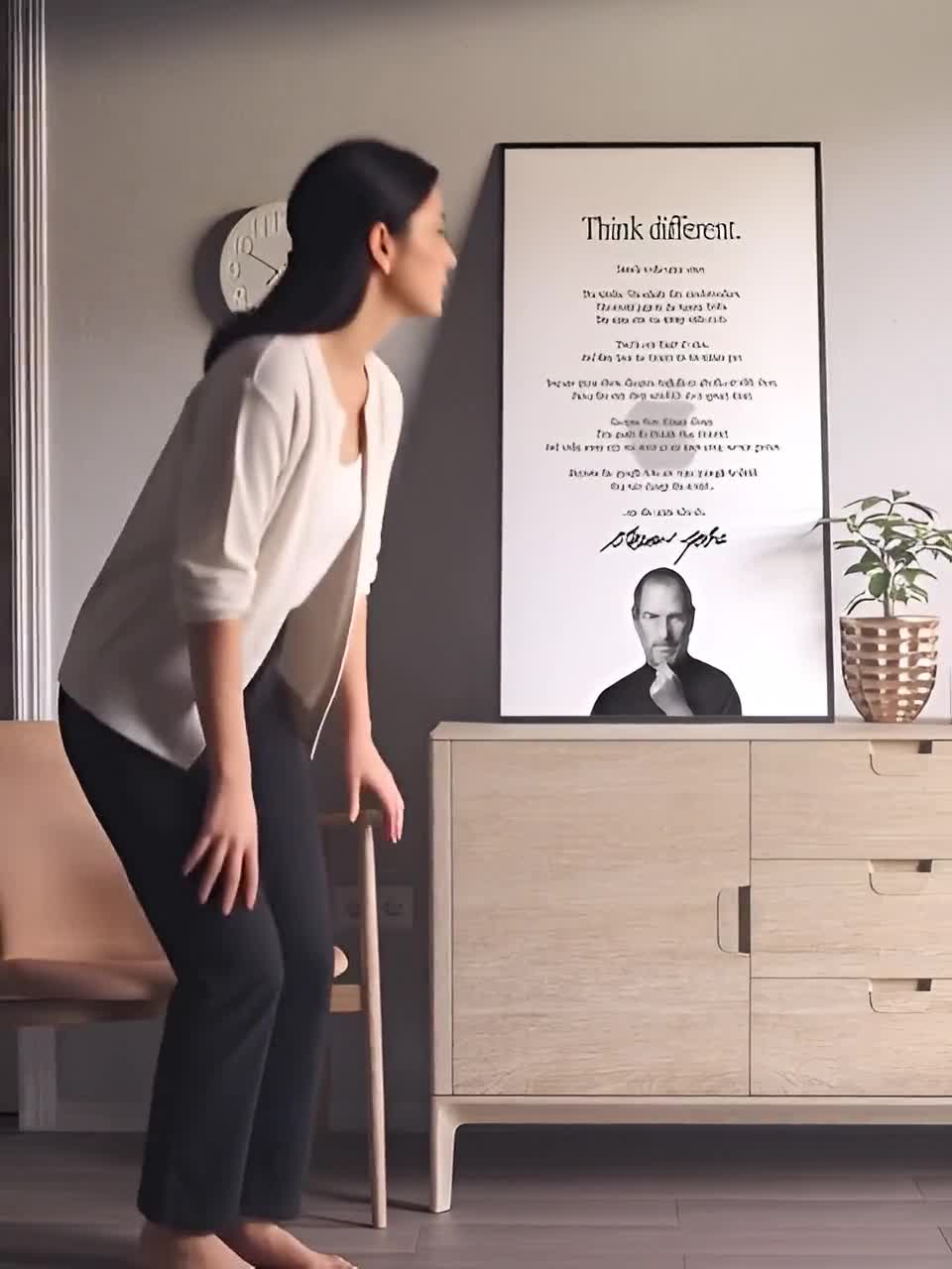 スティーブ・ジョブズ「Think Different」名言 Apple ポスター