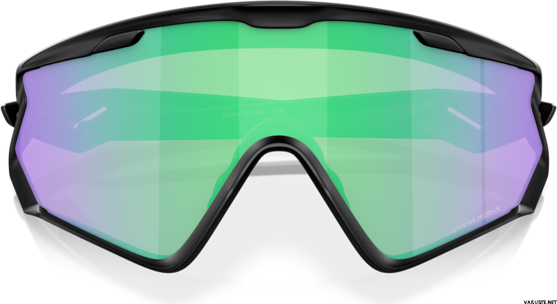 Oakley Wind Jacket 2.0, Matte Black w/ Prizm Road Jade | Oakley