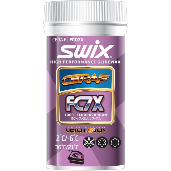 Swix FC7X Cera F powder +2°C/-6°C, 30g | Surfaces | Varuste.net