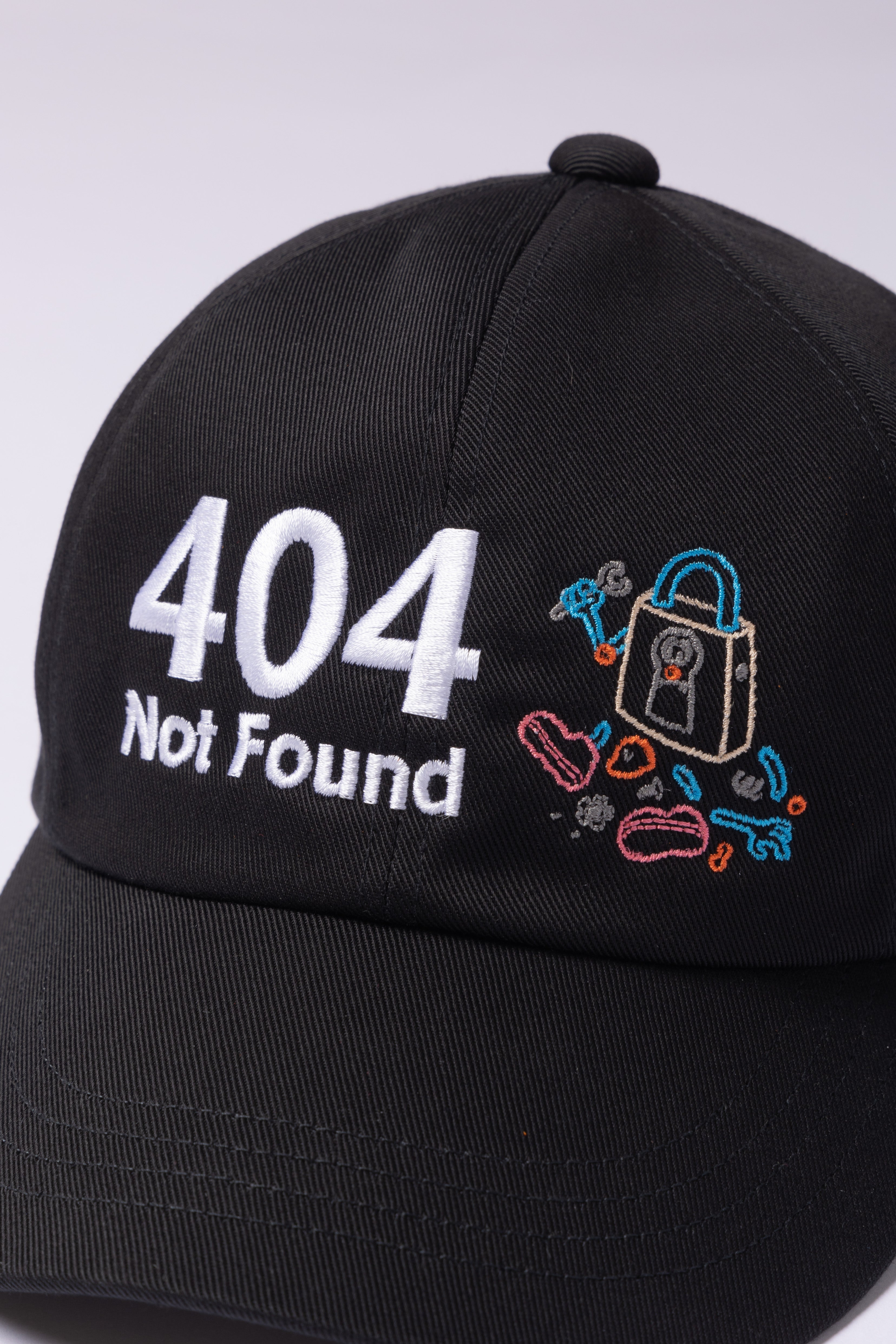 404 NOT FOUND CAP / BLK – VAULTROOM