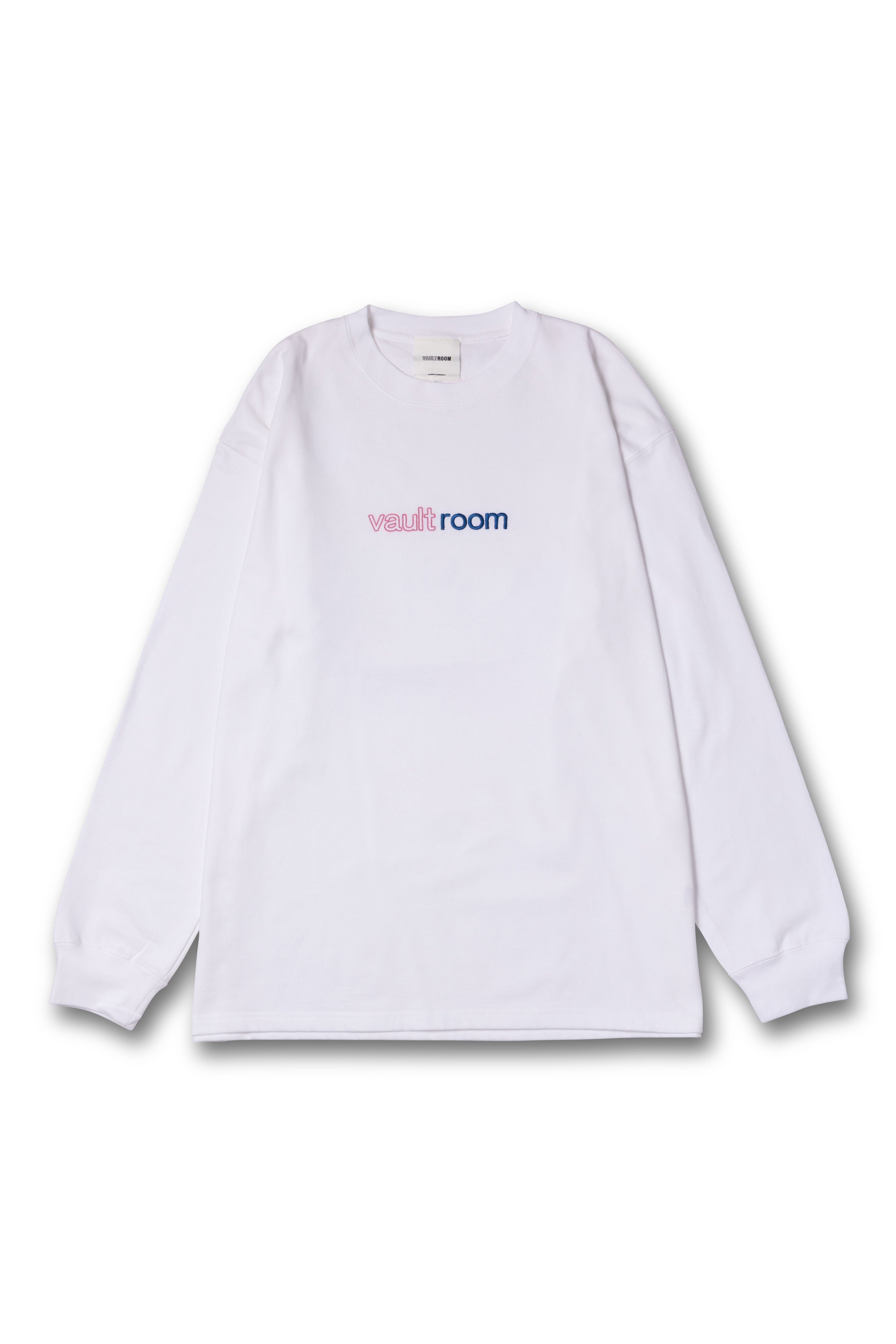 valtroom × nqrse L/S TEE / WHITE – VAULTROOM