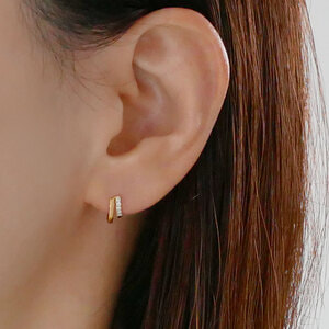 AGVA1156__DI ダイヤモンド フープピアス｜ピアス｜ヴァンドーム青山