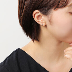 APVA2618__DI ダイヤモンド セルクル ピアス｜ピアス｜ヴァンドーム