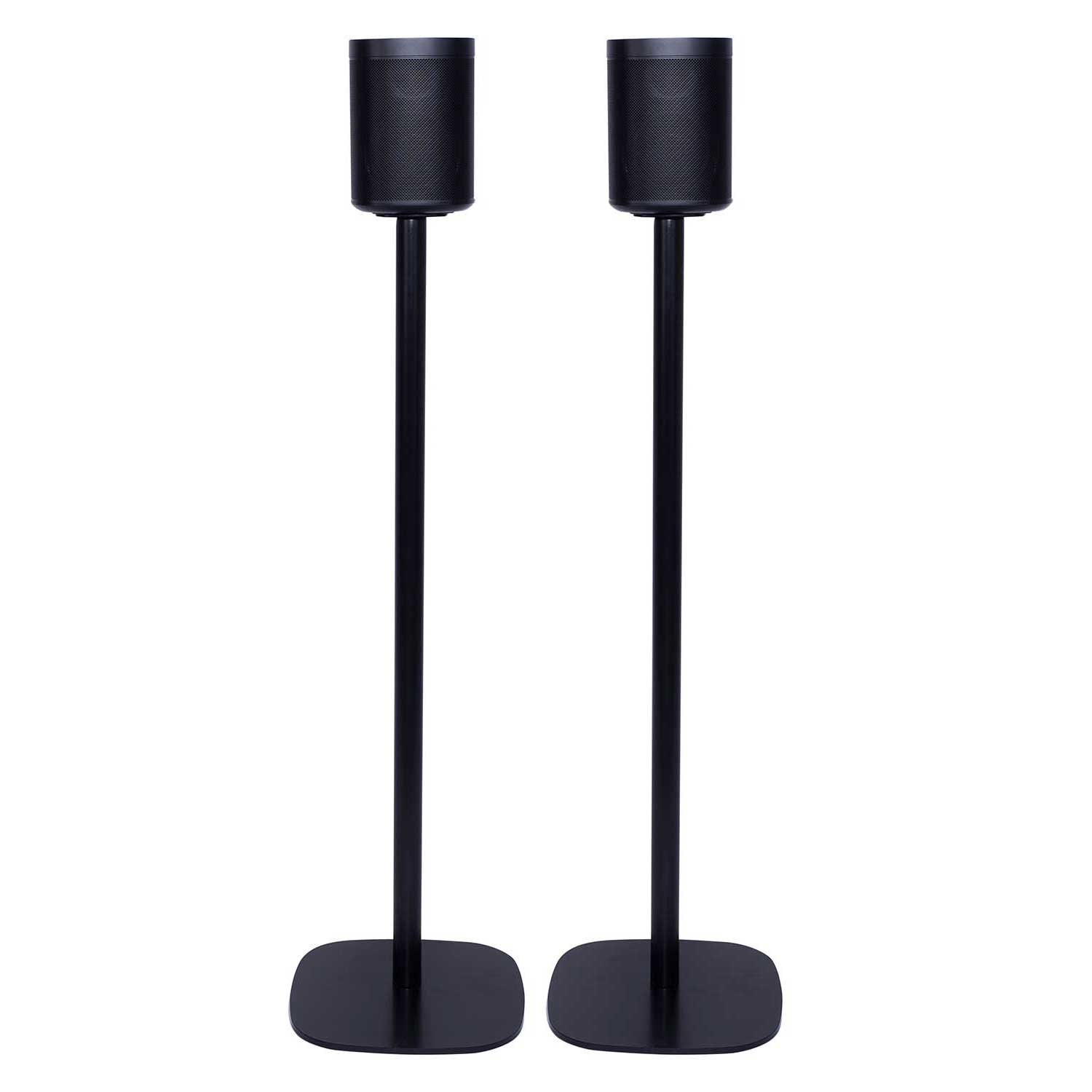 Vebos speaker stand Sonos One SL black set | The speaker stand for