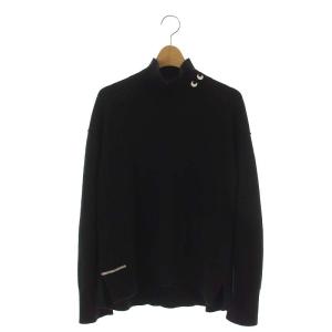 ユニクロ UNIQLO カシミヤハイネックセーター ニット 長袖 M 黒