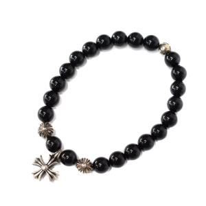 オニキス ブレスレット クロスボール クロス 8mm ブラック（2024/05/14