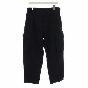 22SS ブラック 6ポケットパンツ カーゴパンツ テーパード 1 S V01