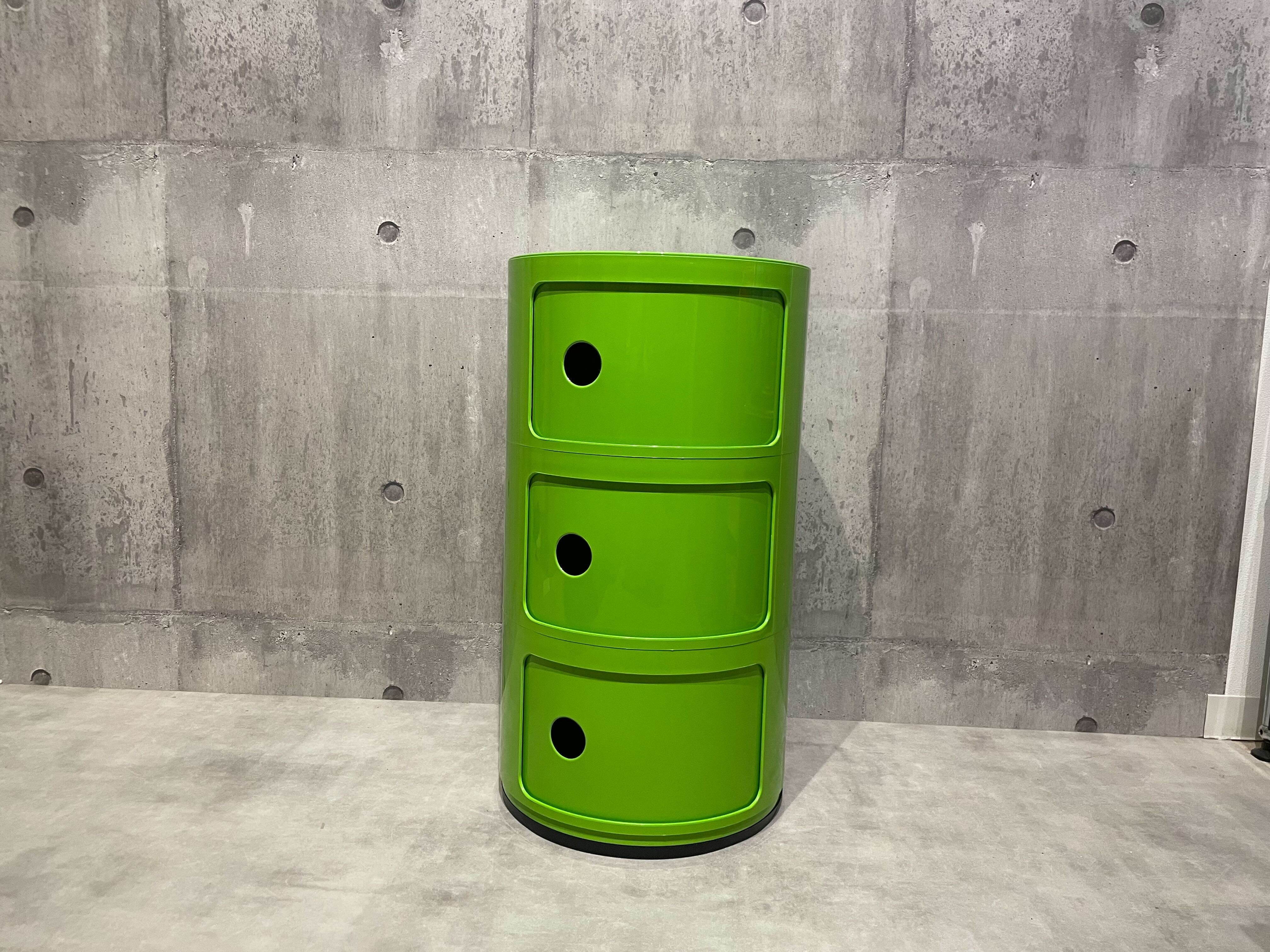 カルテル｜コンポニビリ 3段 グリーン Kartell Componibili 正規品