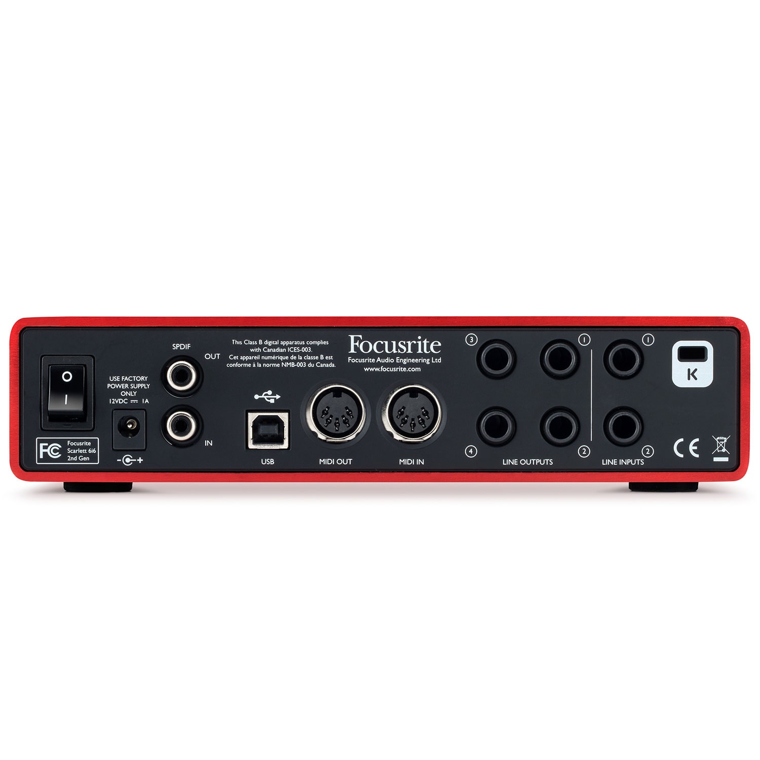 Focusrite Scarlett 6i6 USB Audio Interface - 2nd Gen - Vintage King