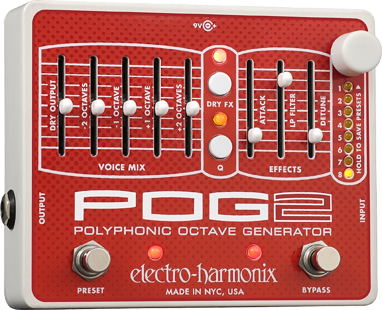 Electro-Harmonix Pog2 Octave Generator Guitar Pedal - Vintage King
