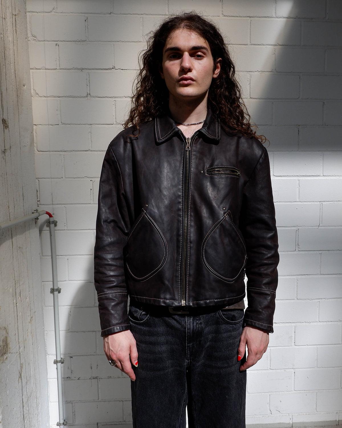 Premium Vintage 1957 Legendary Firenze chocolate brown leather