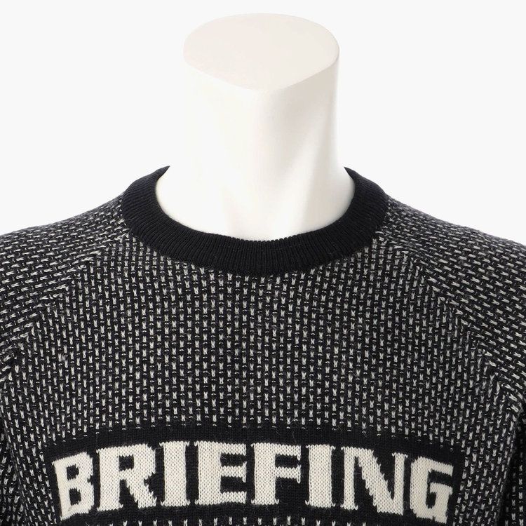 BRIEFING GOLF - MERINO WOOL LOGO CREWNECK KNIT | セーター