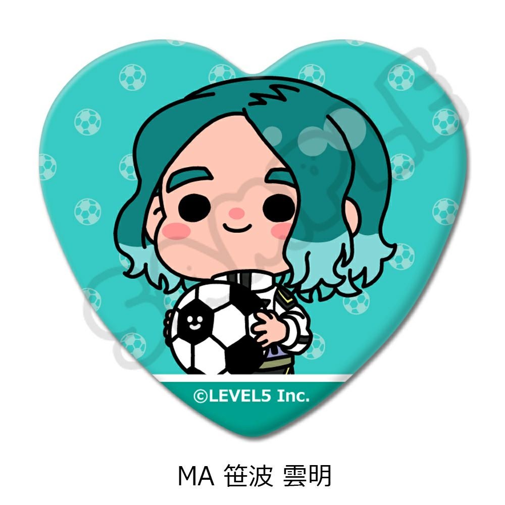 イナズマイレブン・ザ・ムービー 2025』ハート型缶バッジMA (笹波 雲明