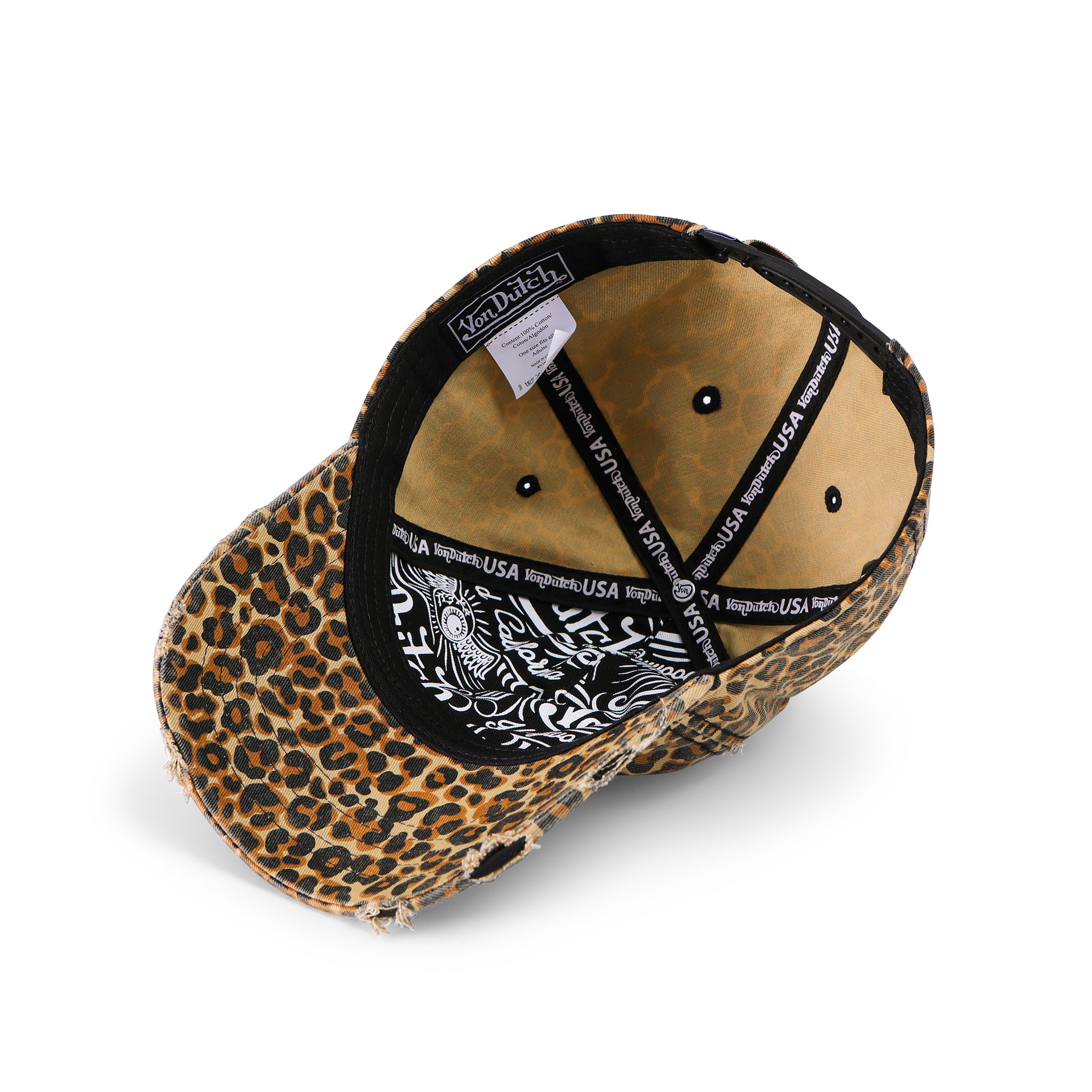 MotoCross Strapback Hat - Leopard | Von Dutch