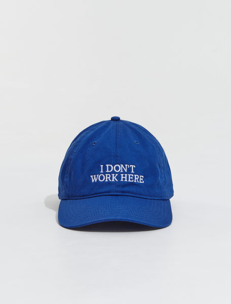 Idea Books Ltd - I Don't Work Here Cap in Blue and White - SIDWKC6