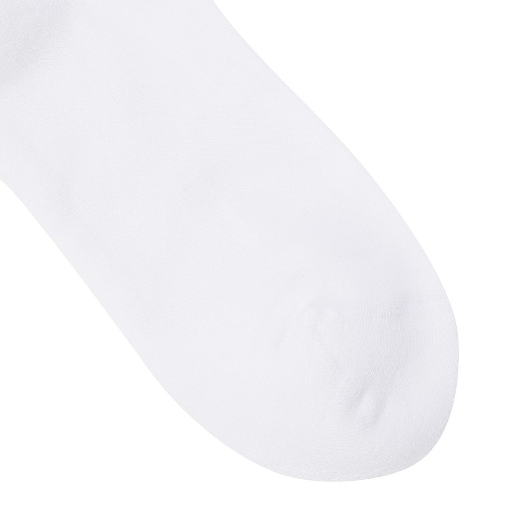 WOMEN カラーライン ニーハイソックス レッド