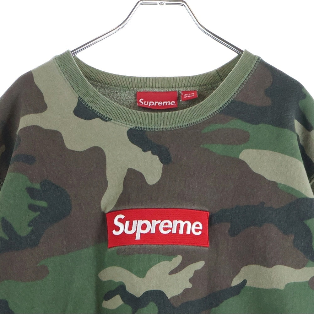 SUPREME(シュプリーム) 15AW Box Logo Crewneck ボックスロゴ カモ総柄