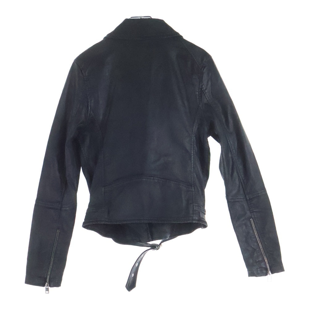 DIESEL(ディーゼル) レザーライダースジャケット レディース ブラック