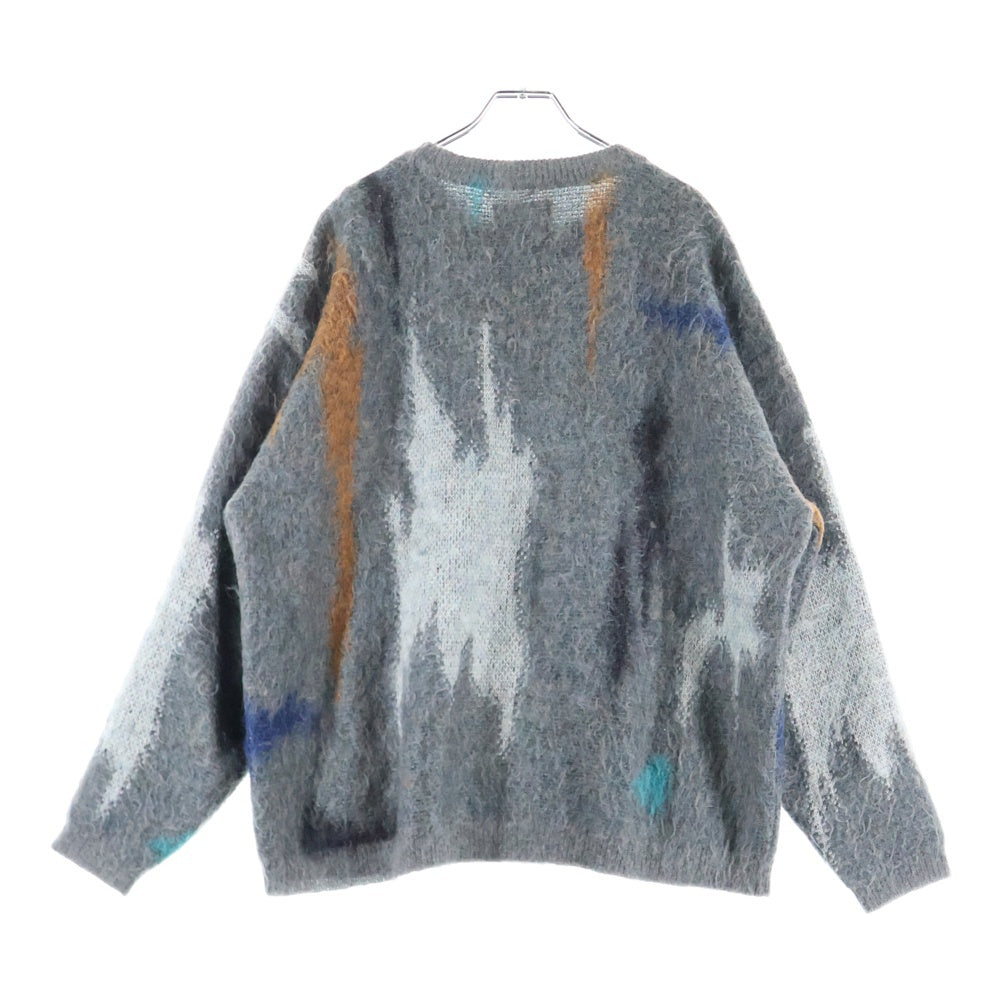 YOKE(ヨーク) 22AW STILL JACQUARD CREWNEC モヘア混 クルーネック