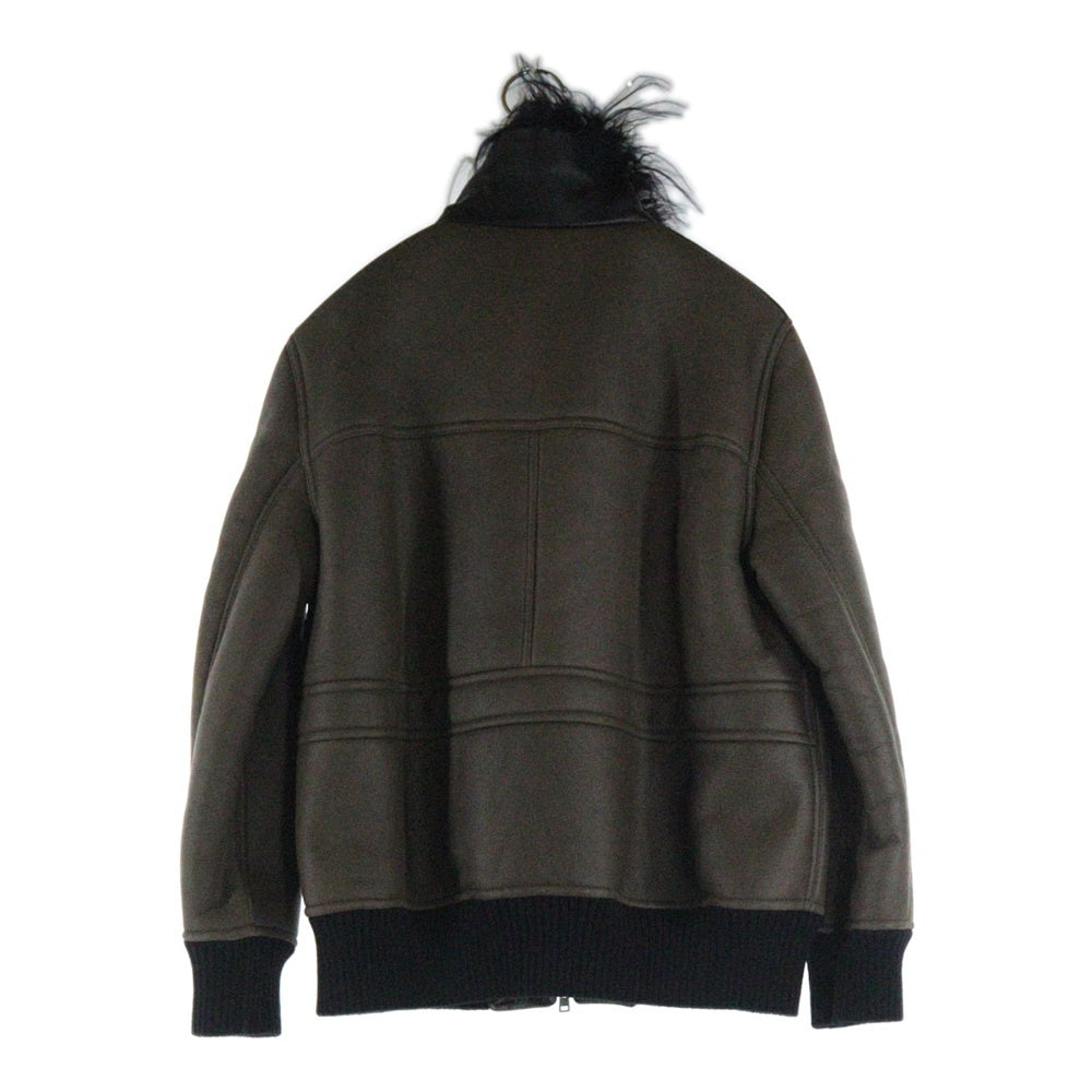 MARNI(マルニ) リアルファー ボアライニング レザー ジップアップ