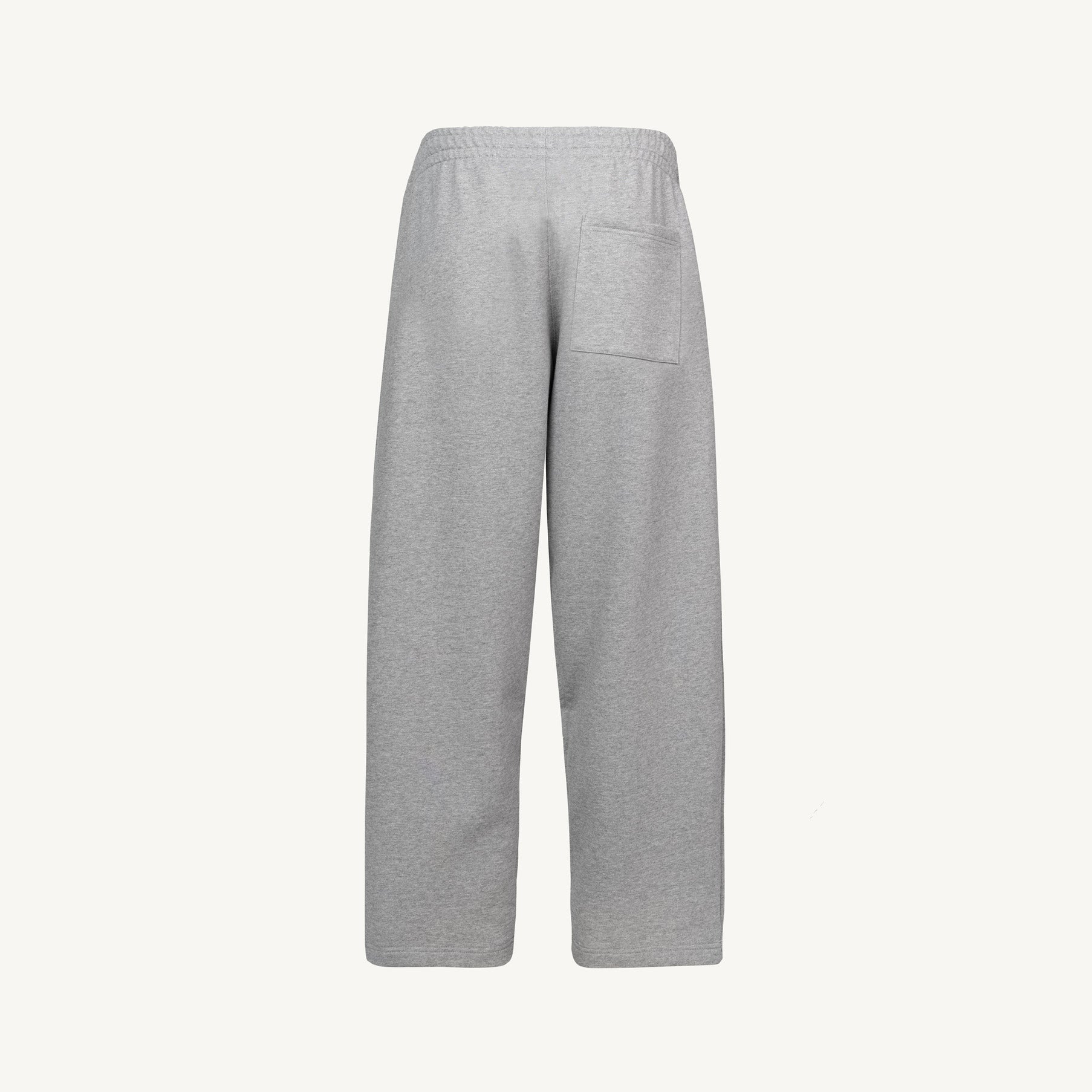 Grey Marl Straight-Leg Relaxed Sweatpants. – WATC STUDIO