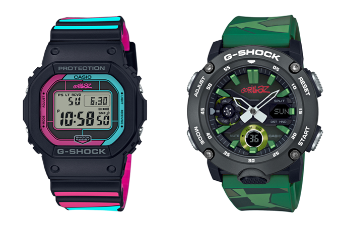 G-SHOCKと世界初のバーチャルバンド「Gorillaz」によるスペシャル