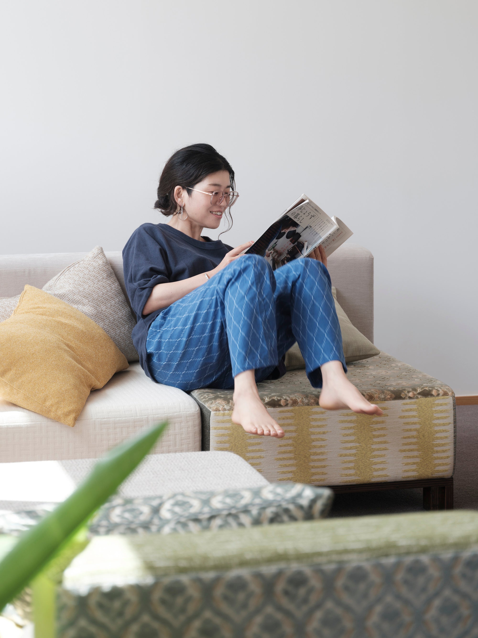 さらさら鹿の子リネン ドルマントップ｜わざわざオリジナル