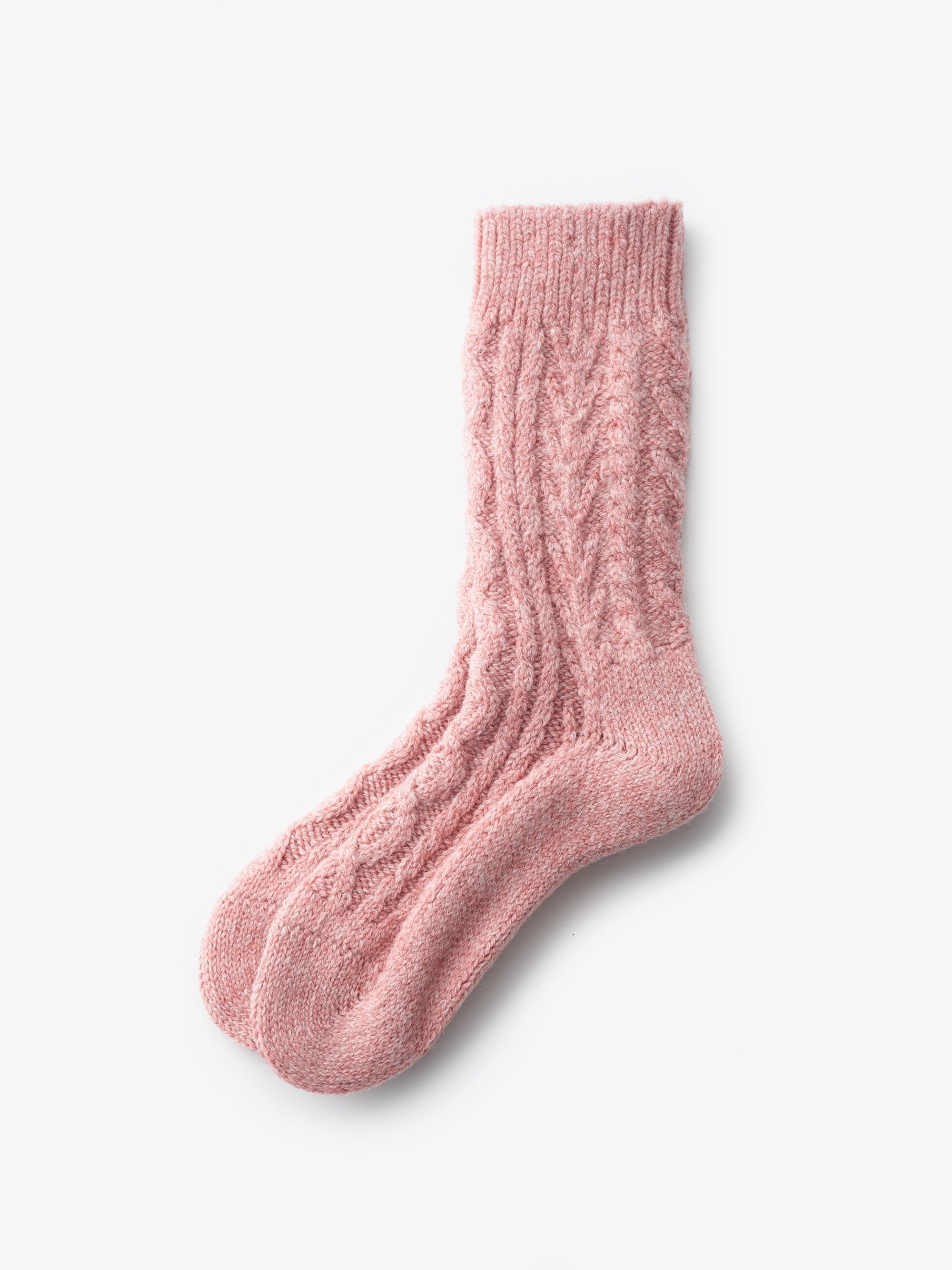 湯たんぽみたいなアランウール靴下｜わざわざオリジナル