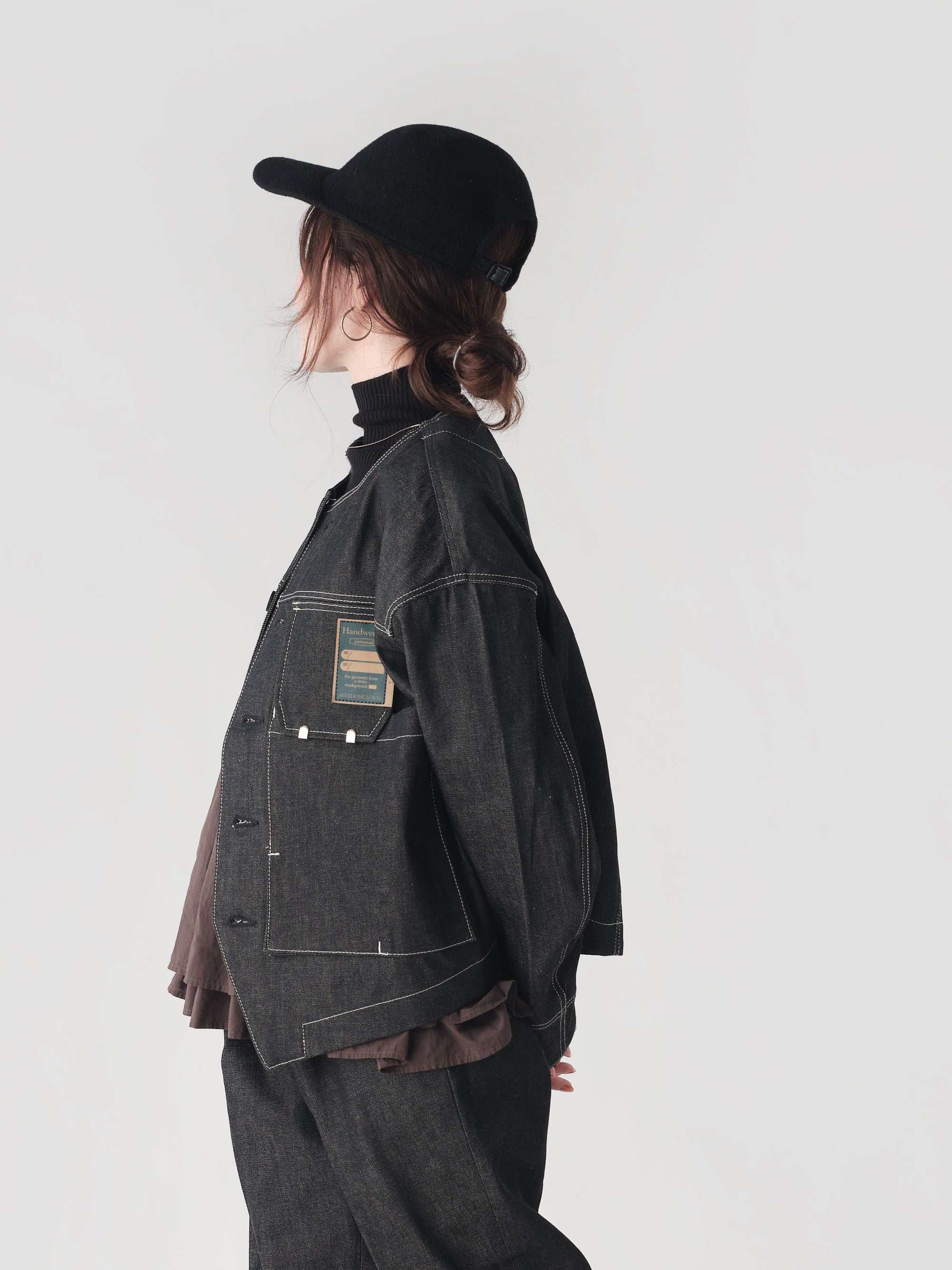 HW HW blouson Black Denim｜ASEEDONCLOUD