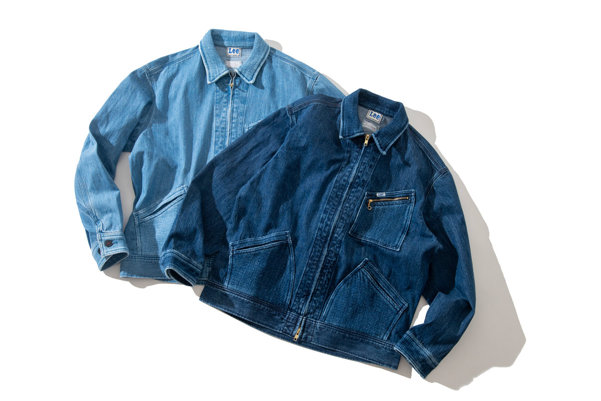 Leeの傑作を BLUE BLUEが今風にアレンジ。デニム・オン・デニムでも差