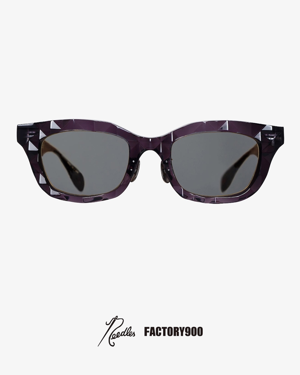 ニードルズが鯖江のアイウエアメーカーと初コラボ。クリアパープルを