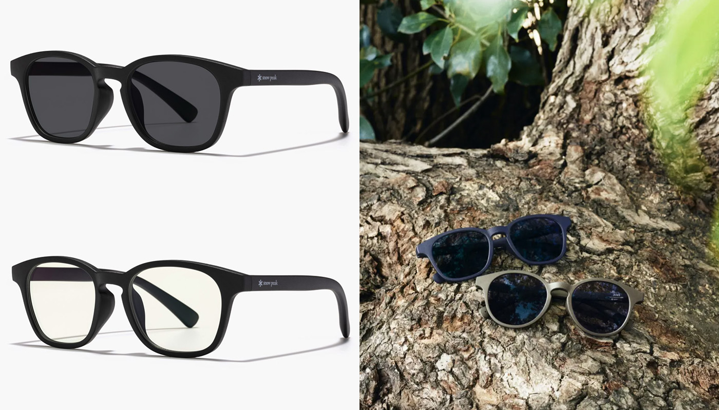 ジンズとスノーピークのコラボサングラスが、充実のアウトドア仕様に