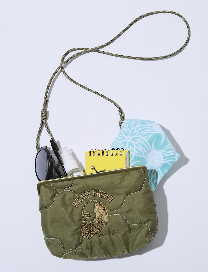 ミリタリーウエアを日常小物にアップサイクル。前回SOLD OUTしたガマ口