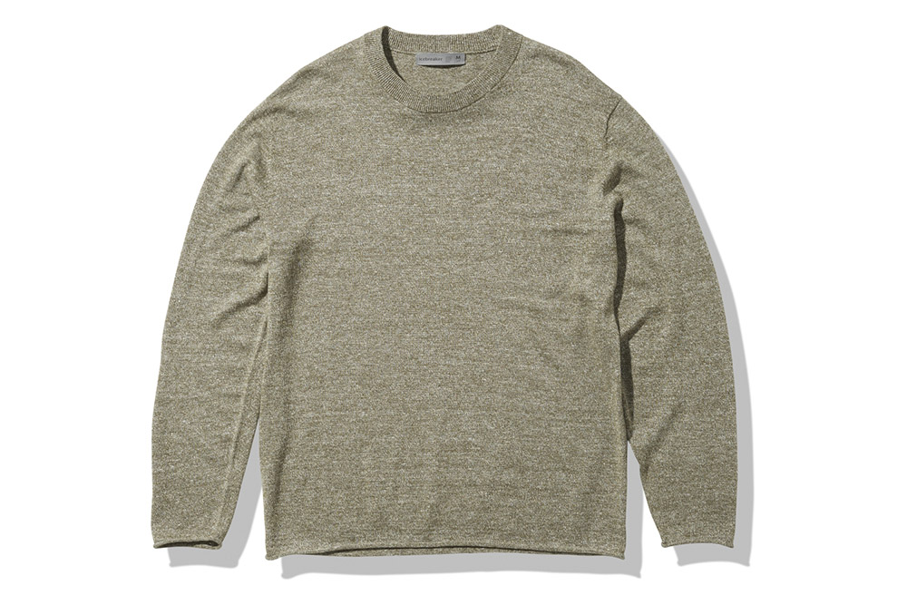 天然の新素材「メリノリネン」を使ったアイスブレーカーのサマーニット