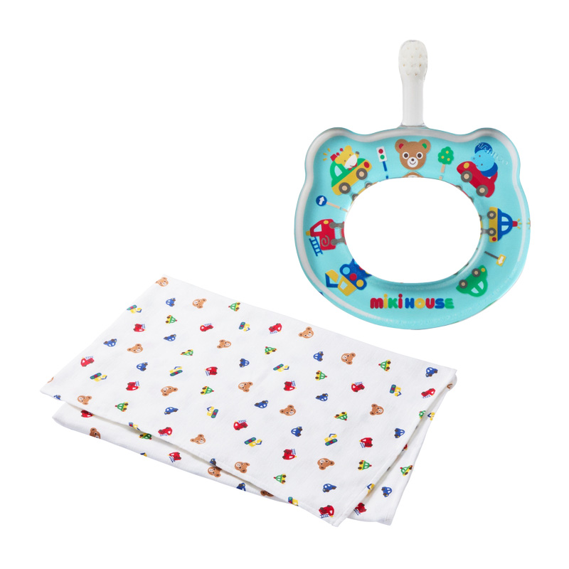 ミキハウス＞マルチケットセット ブルー（BOX付き）｜天満屋ネット