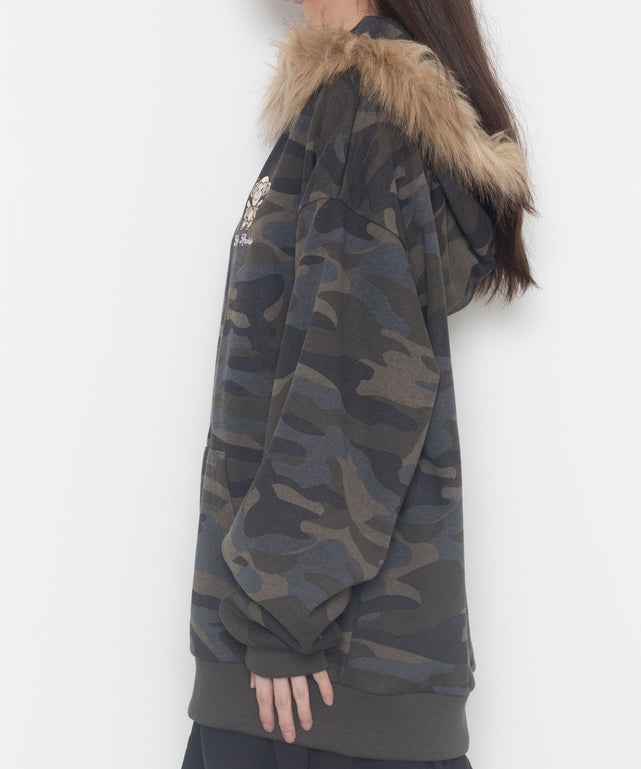 MAFAVARCHIVE ファーフードジップパーカー – WEGO ONLINE STORE