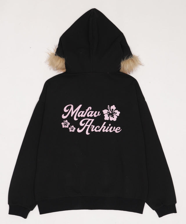 MAFAVARCHIVE ファーフードジップパーカー – WEGO ONLINE STORE