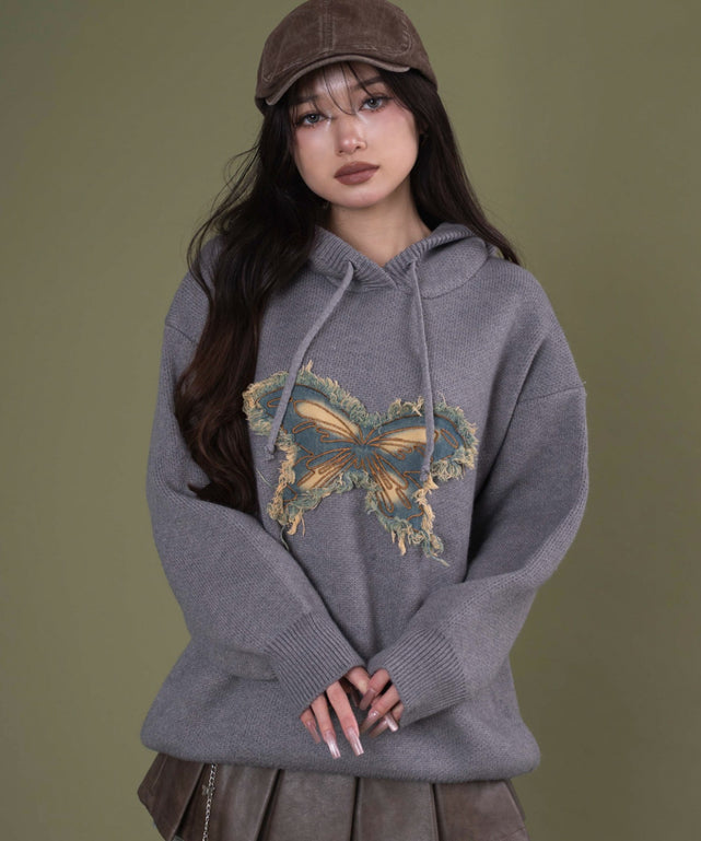 バタフライニットパーカー｜WEGO（ウィゴー） – WEGO ONLINE STORE