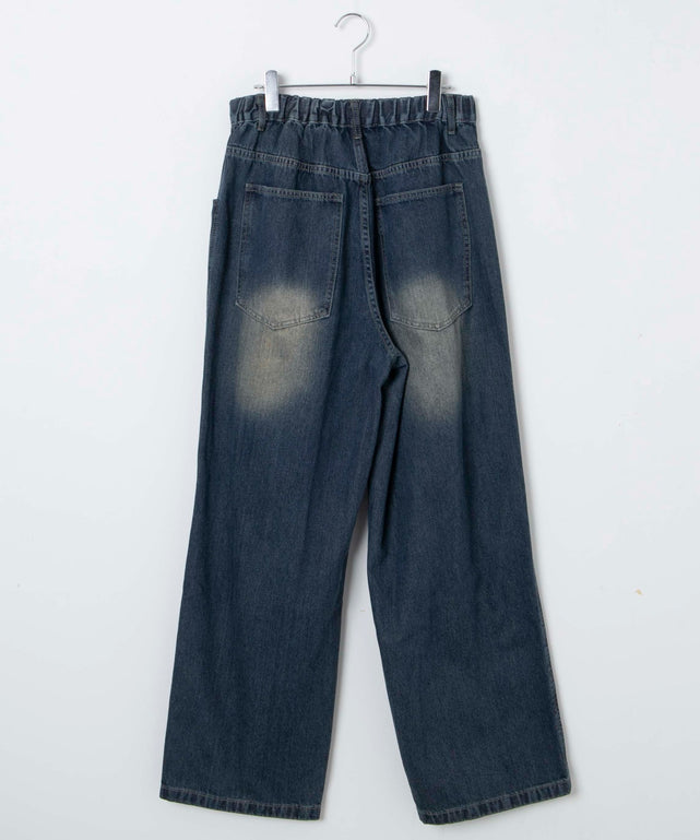 ワイドバギーダメージデニムパンツ – WEGO ONLINE STORE