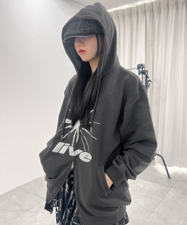 FOILプリントダブルZIPパーカー – WEGO ONLINE STORE