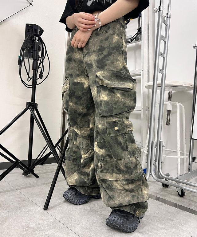 GO TO HOLLYWOOD カモフラ迷彩パンツ 01サイズ ゴートゥーハリウッド