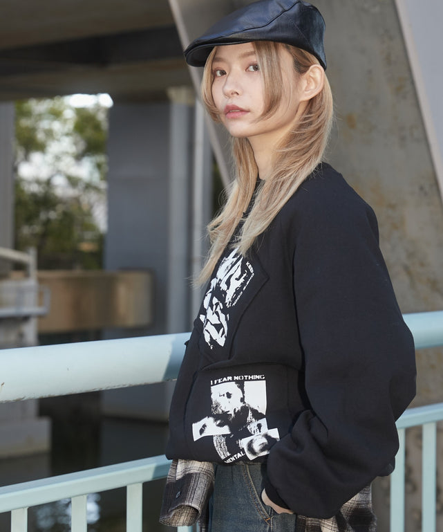 フォトペーストグラフィックプルオーバー【一部店舗限定】｜WEGO