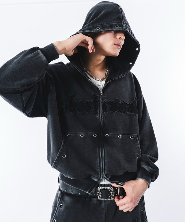 ブリーチハトメZIPパーカー｜WEGO（ウィゴー） – WEGO ONLINE STORE