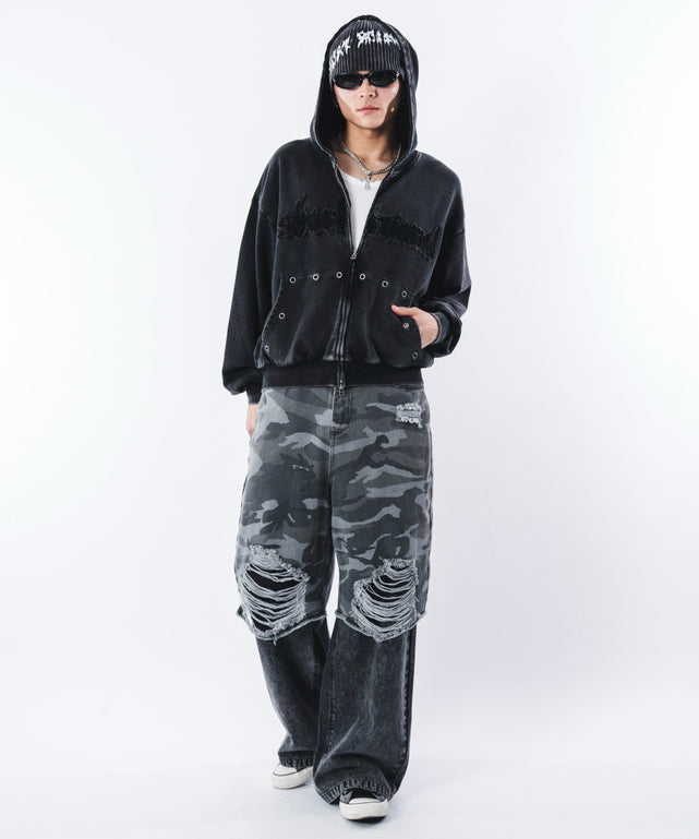 ブリーチハトメZIPパーカー｜WEGO（ウィゴー） – WEGO ONLINE STORE