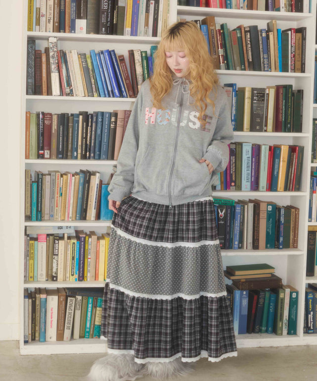 パッチワークティアードスカート – WEGO ONLINE STORE